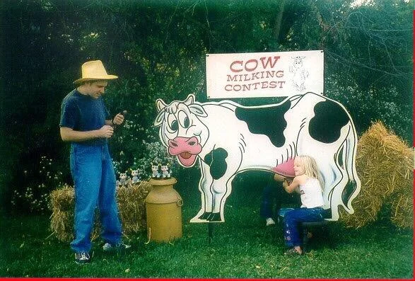 Cow Milking Contest event rental